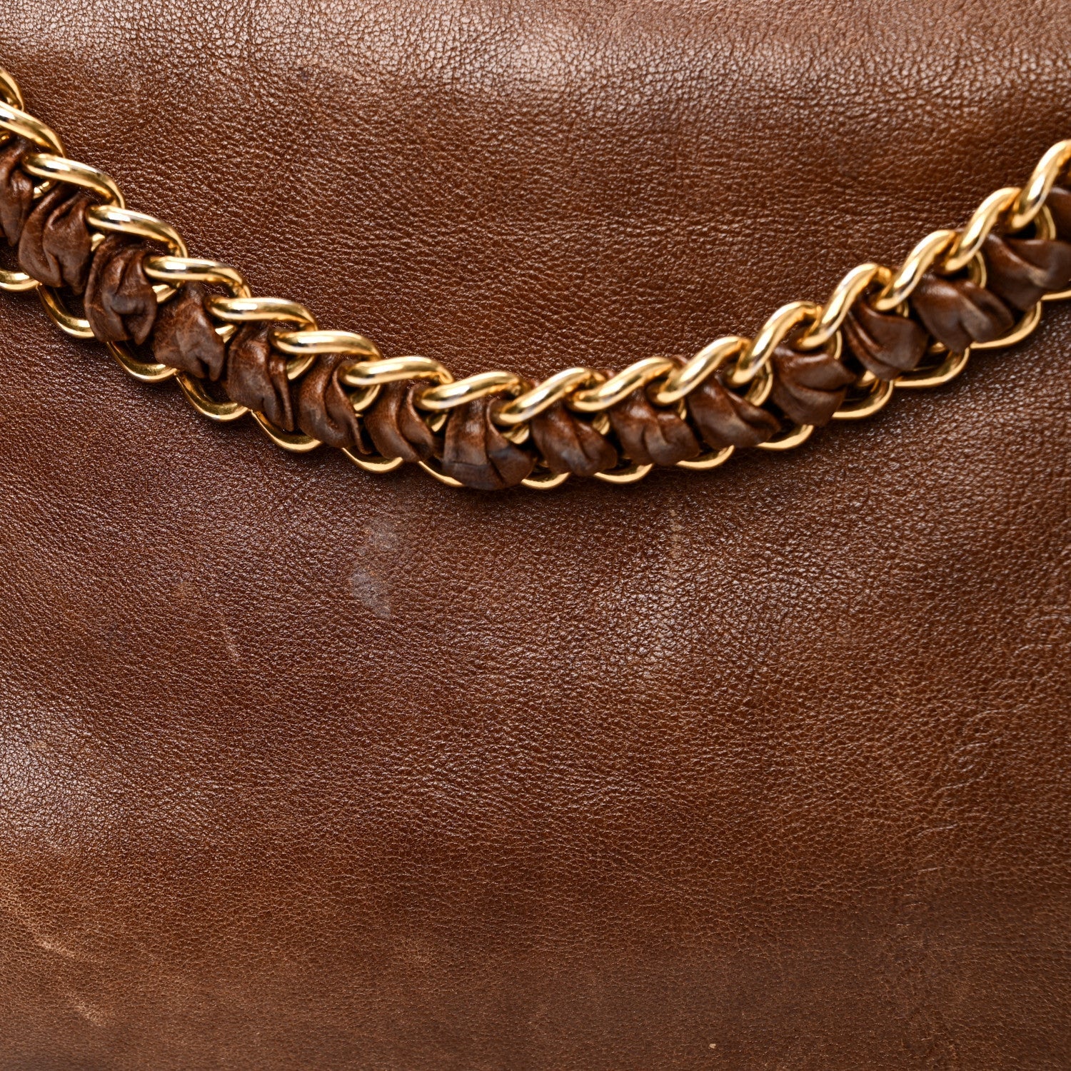 Prada Soft Calf Shopping Tote Brown