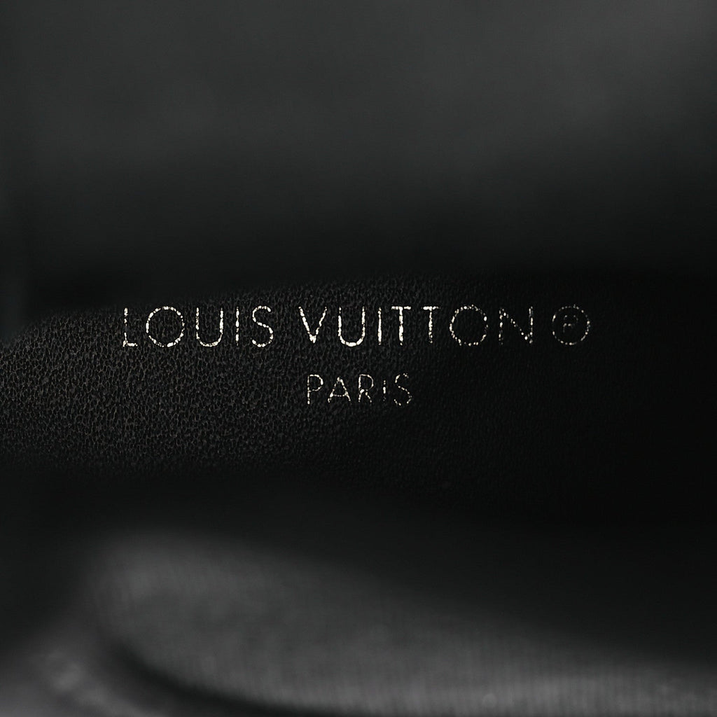 Louis Vuitton Calfskin Beaubourg Ankle Boots 39 Black Green