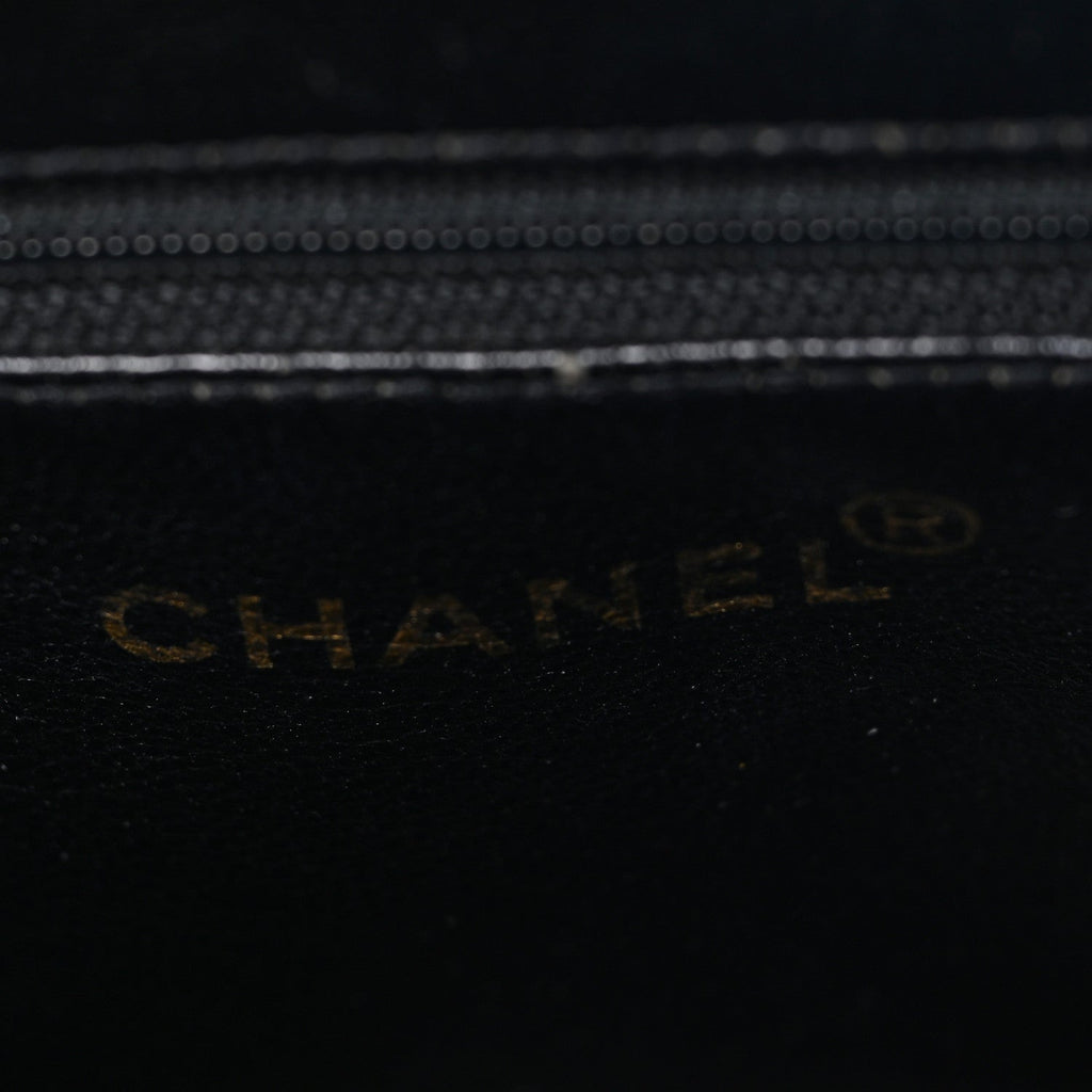 Chanel Caviar Quilted Medallion Tote Black