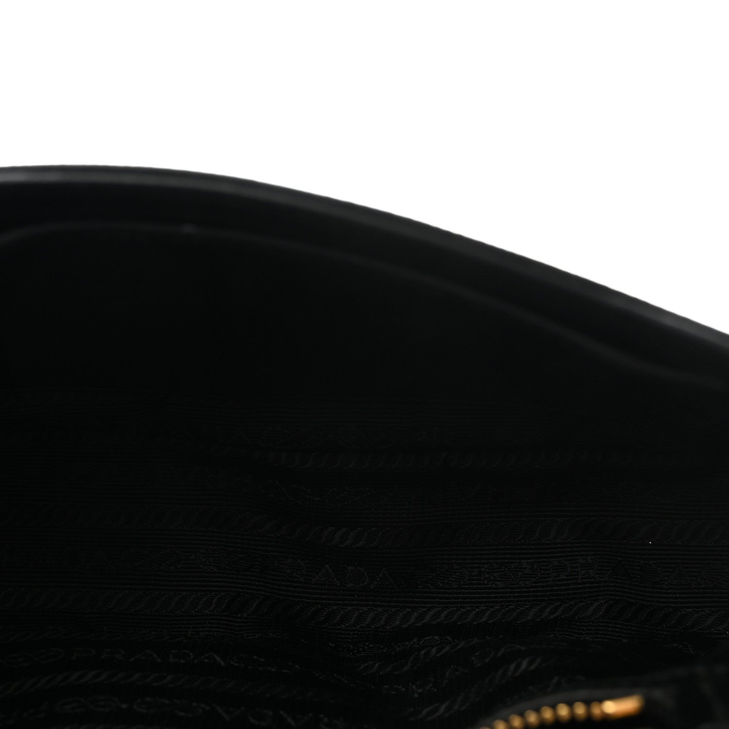Prada Saffiano Flap Shoulder Bag Black