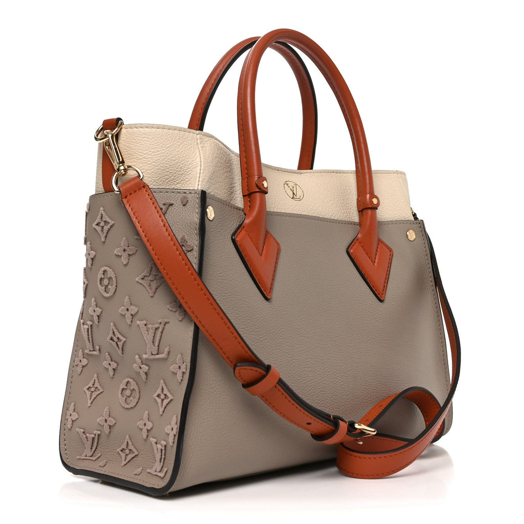 Louis Vuitton Calfskin Monogram Tufting On My Side Galet