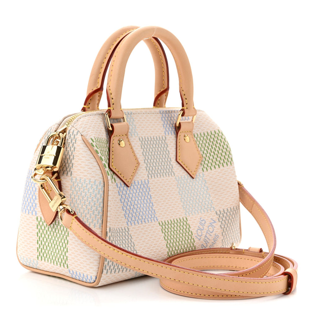 Louis Vuitton Damier Giant Speedy Bandouliere 20 Pistachio