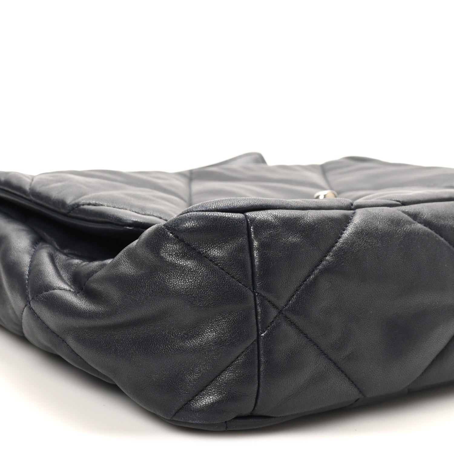 Chanel Lambskin Quilted Large Chanel 19 Flap Black