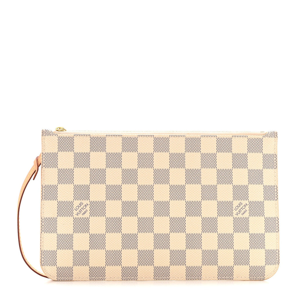 Louis Vuitton Damier Azur Neverfull MM GM Pochette