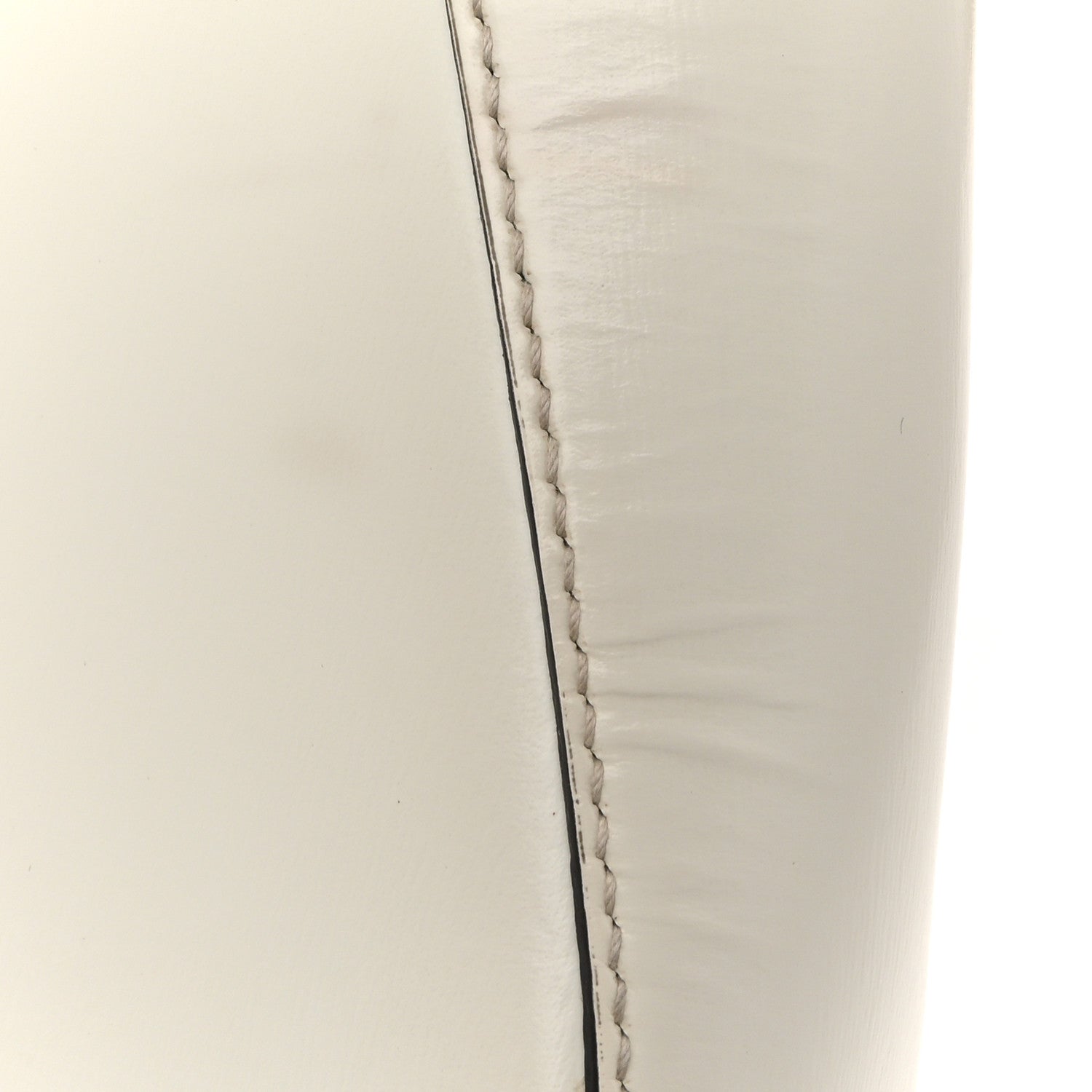 Prada Brushed Calfskin Cleo Adjustable Strap Shoulder Bag White