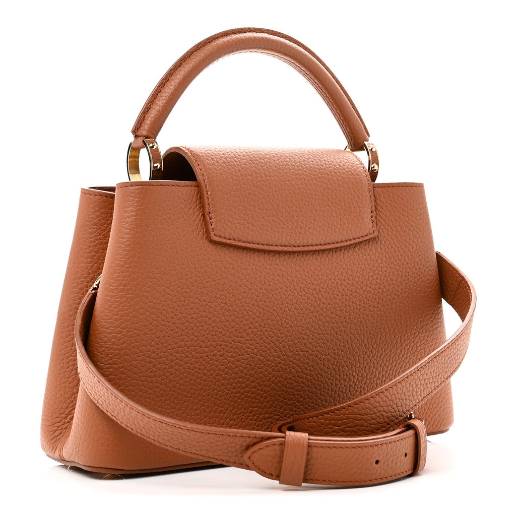 Louis Vuitton Taurillon Capucines BB Tan