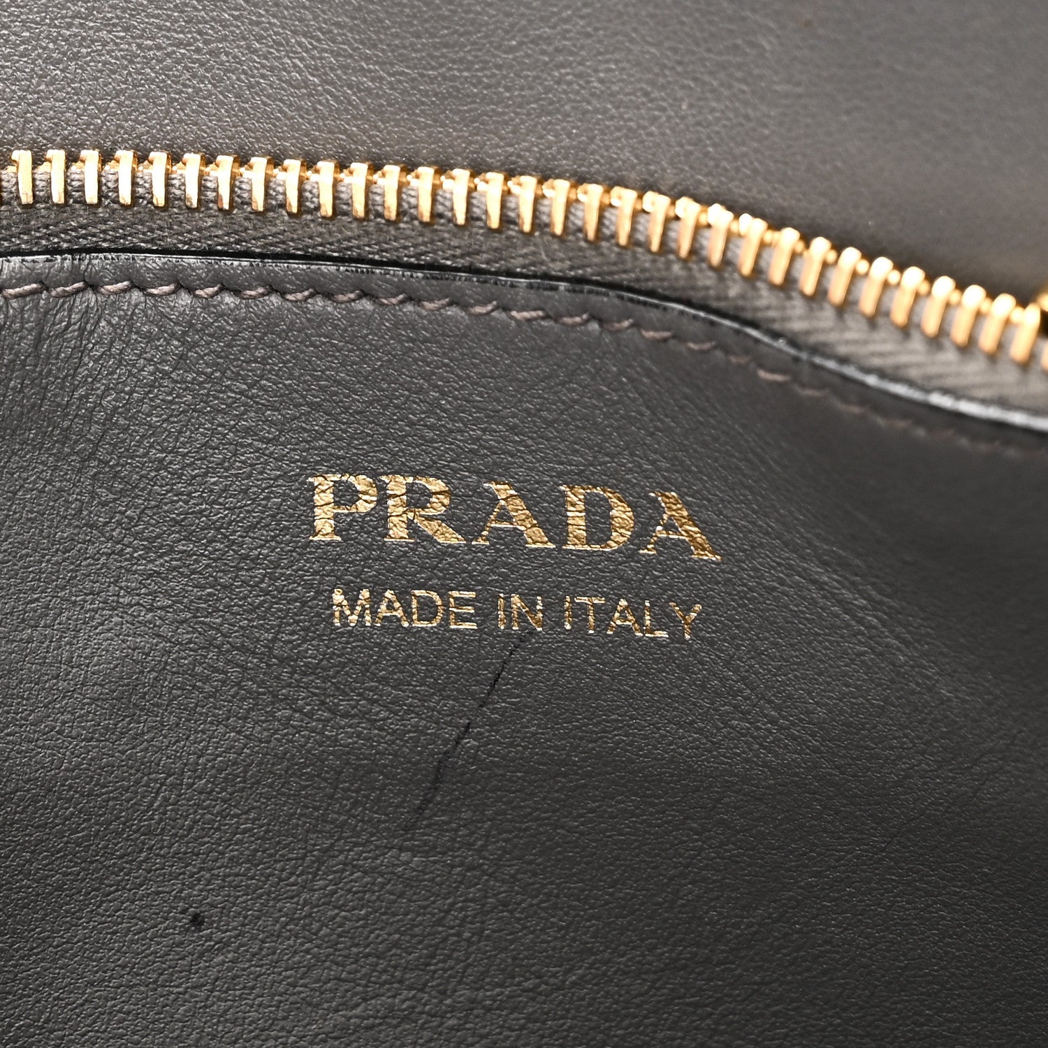 Prada Saffiano Cuir Calfskin Medium Monochrome Top Handle Tote Ardesia