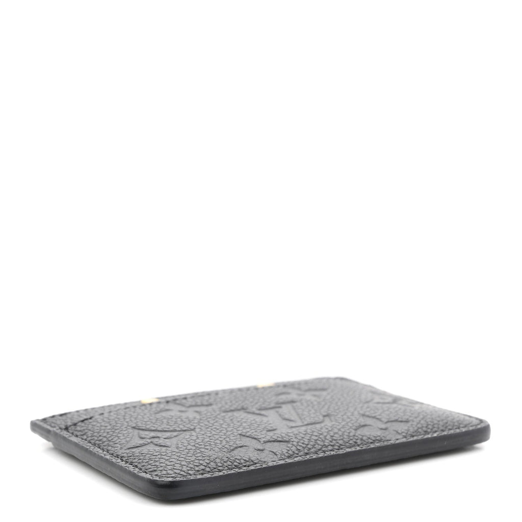 Louis Vuitton Empreinte Card Holder Black