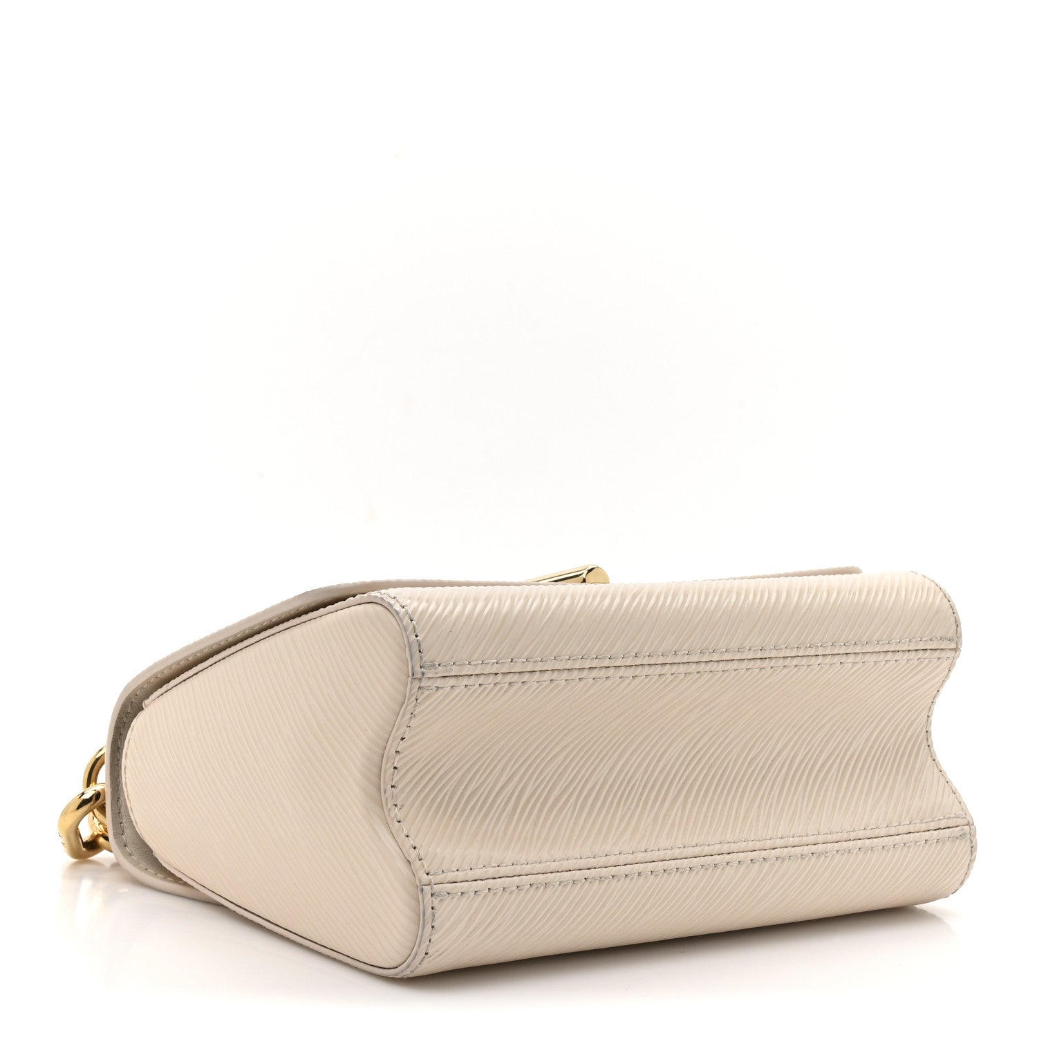 Louis Vuitton Epi Twist Braided Chain Shoulder Bag PM Quartz White