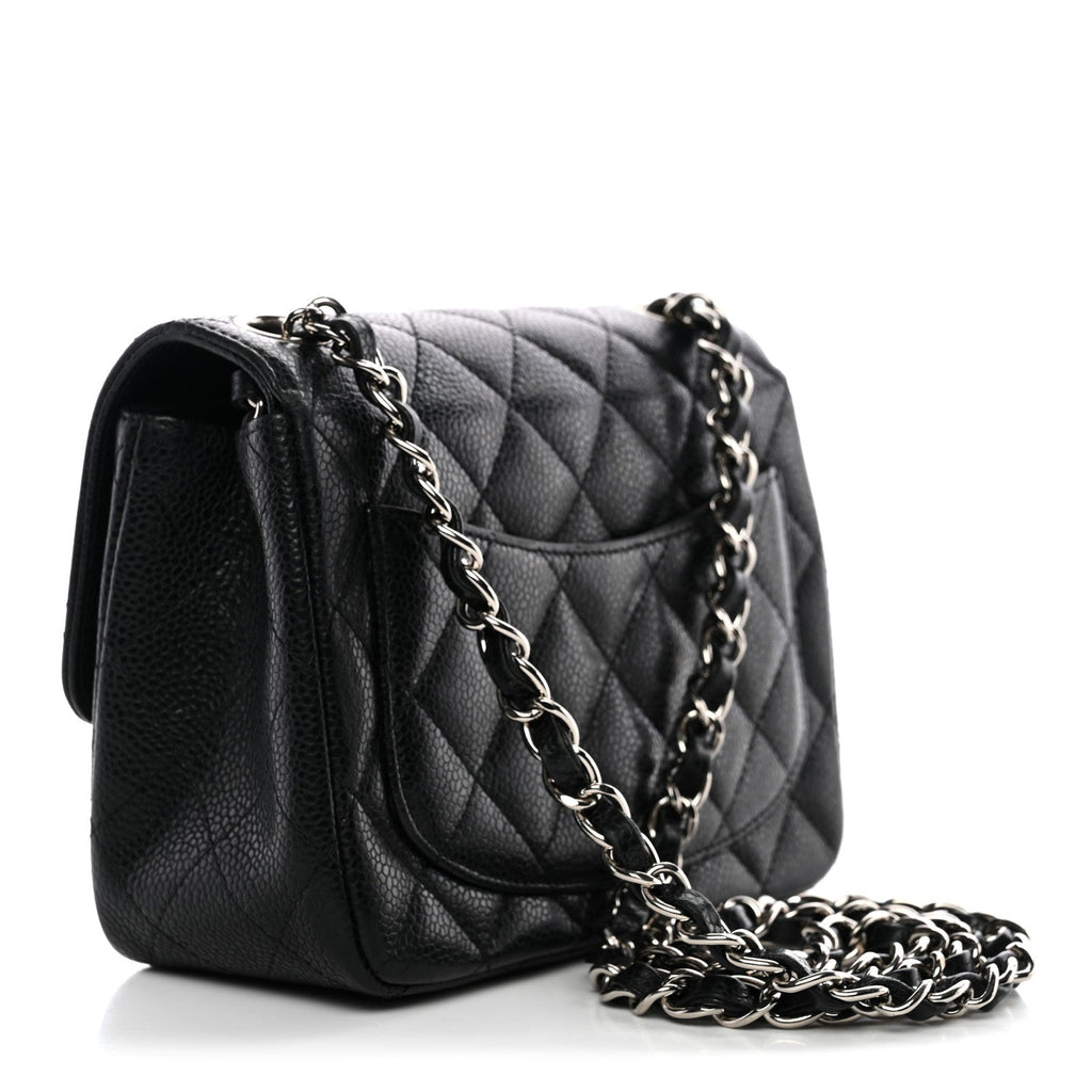 Chanel Caviar Quilted Mini Square Flap Black