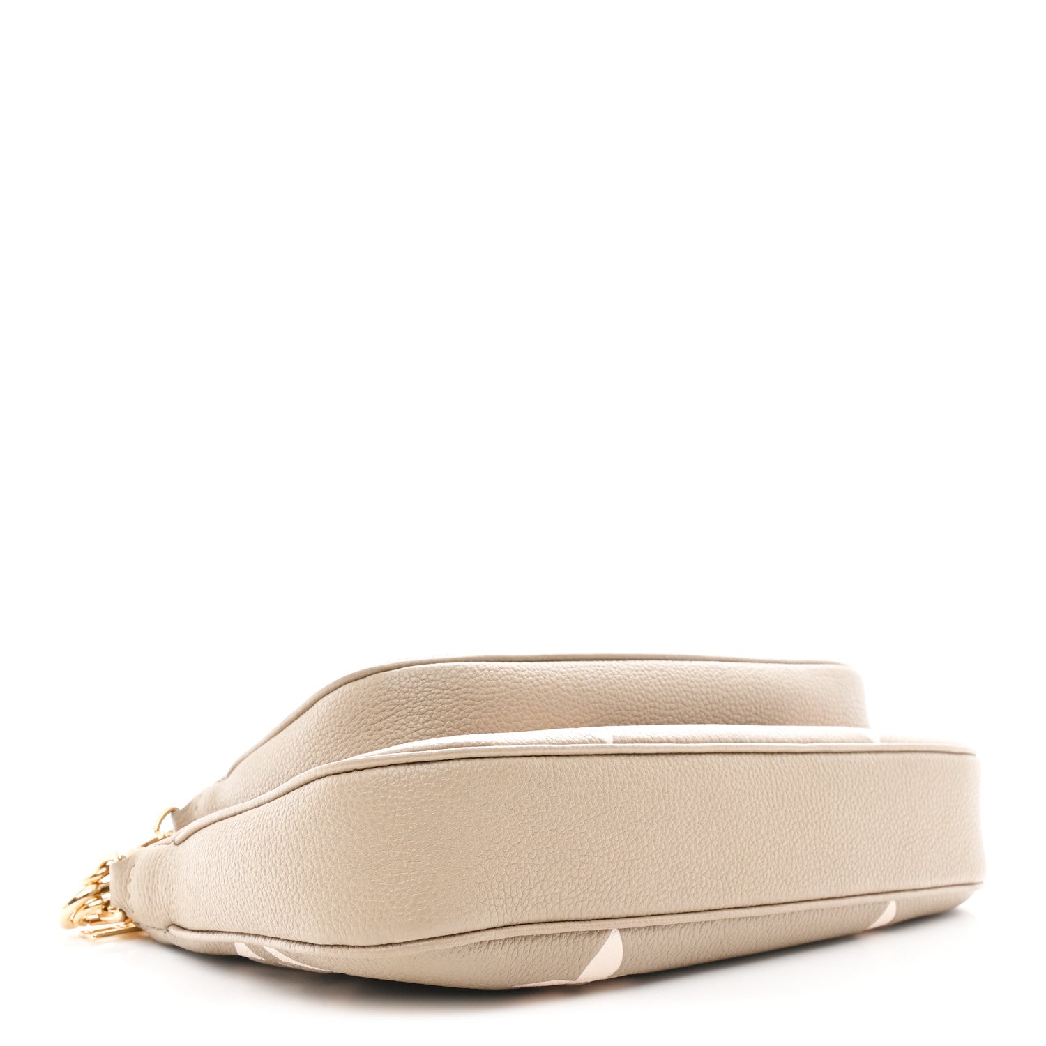 Louis Vuitton Empreinte Monogram Giant Multi Pochette Accessories Khaki Creme