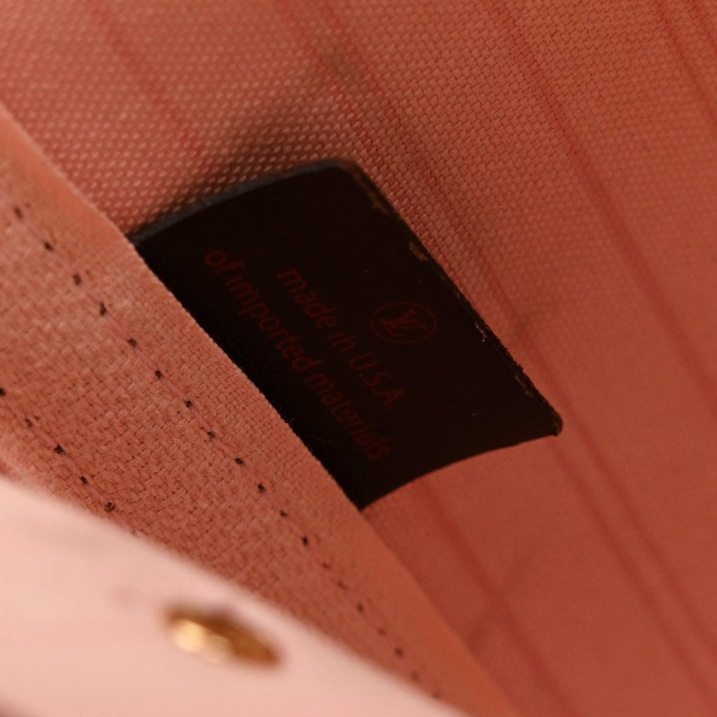 Louis Vuitton Damier Ebene Neo Neverfull MM Rose Ballerine