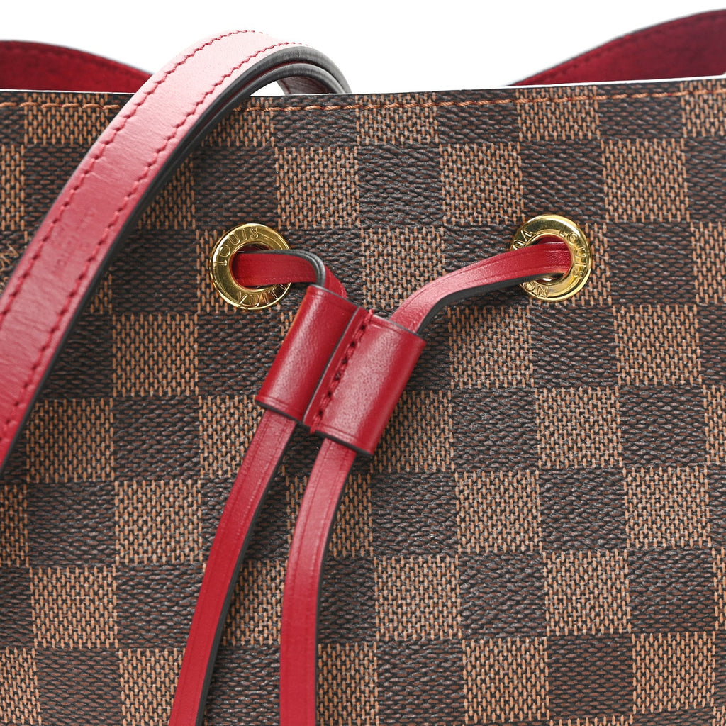 Louis Vuitton Damier Ebene Neonoe MM Cherry Berry