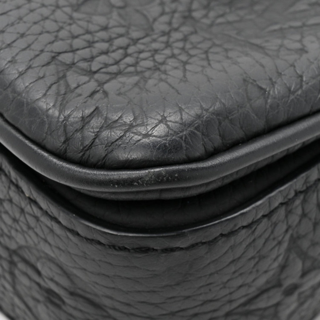 Louis Vuitton Taurillon Monogram S Lock Wearable Wallet Black