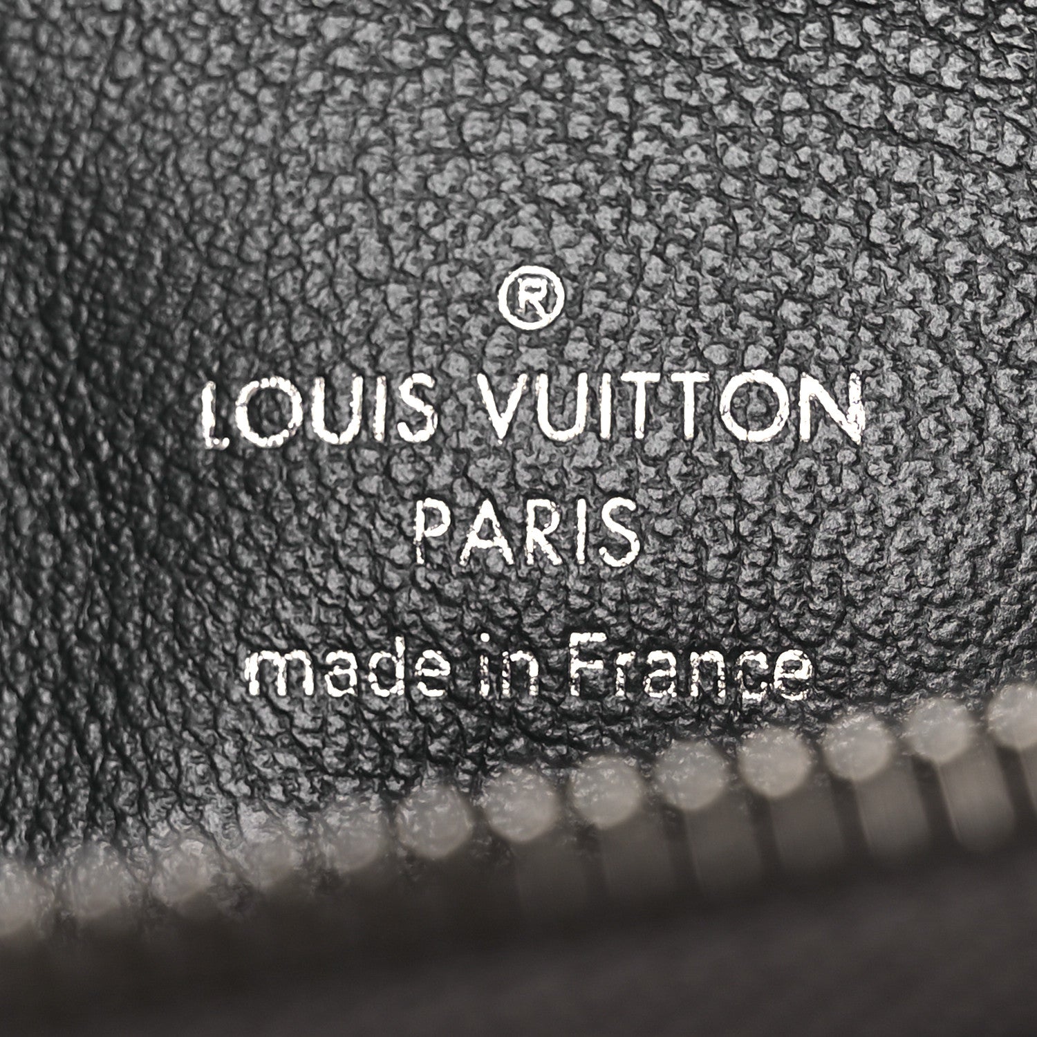Louis Vuitton Lambskin Embossed Monogram Coussin PM Anthracite