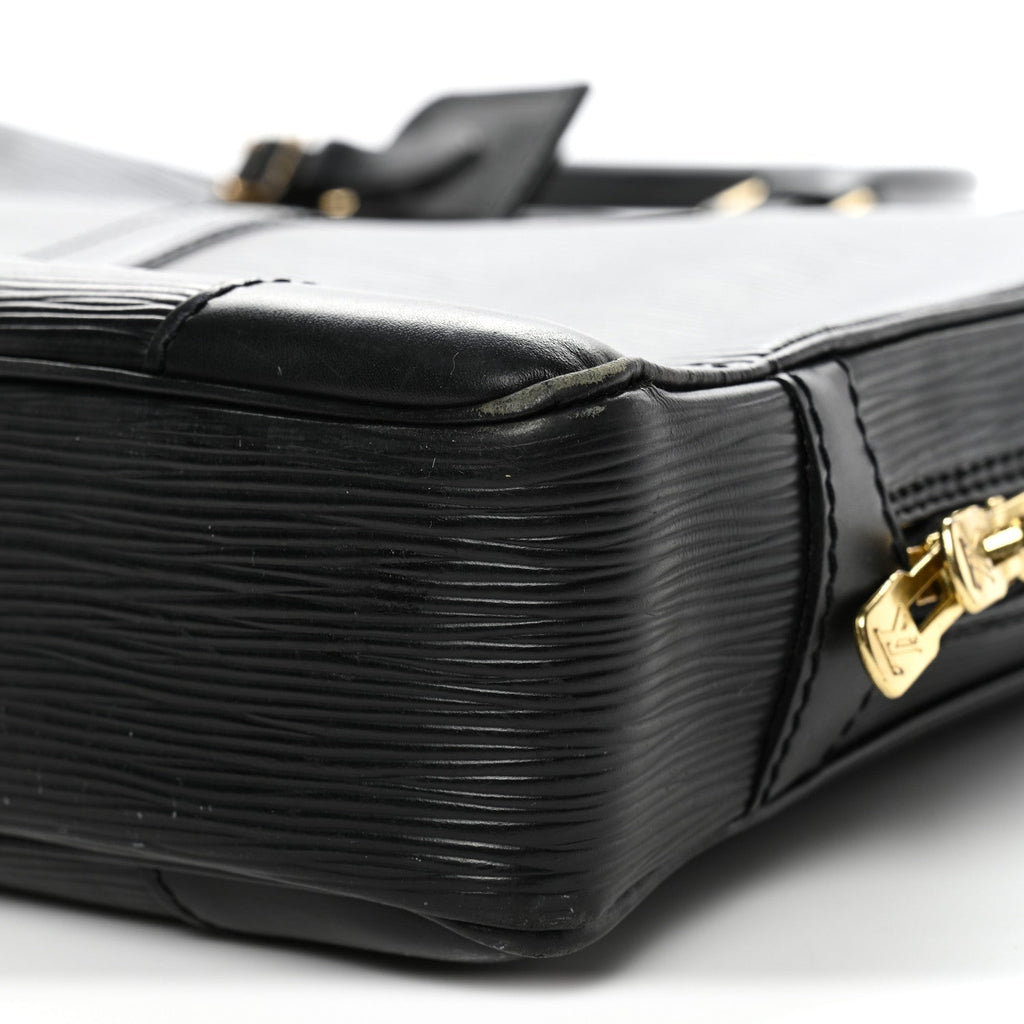 Louis Vuitton Epi Porte-Documents Voyage Briefcase Black