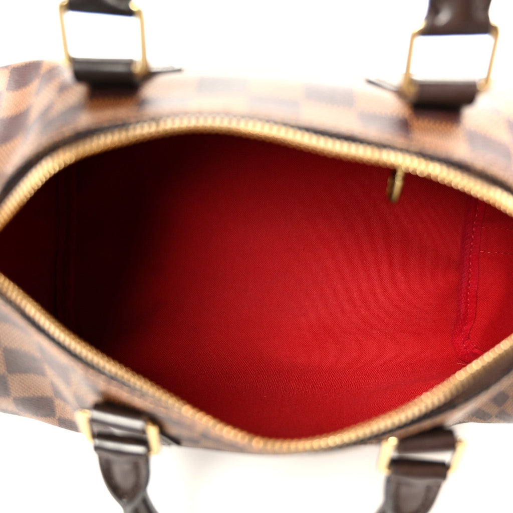 Louis Vuitton Damier Ebene Speedy Bandouliere 25