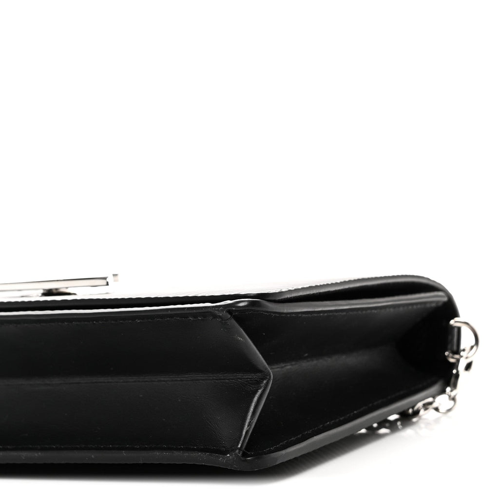 Louis Vuitton Epi Twist Belt Chain Wallet Black