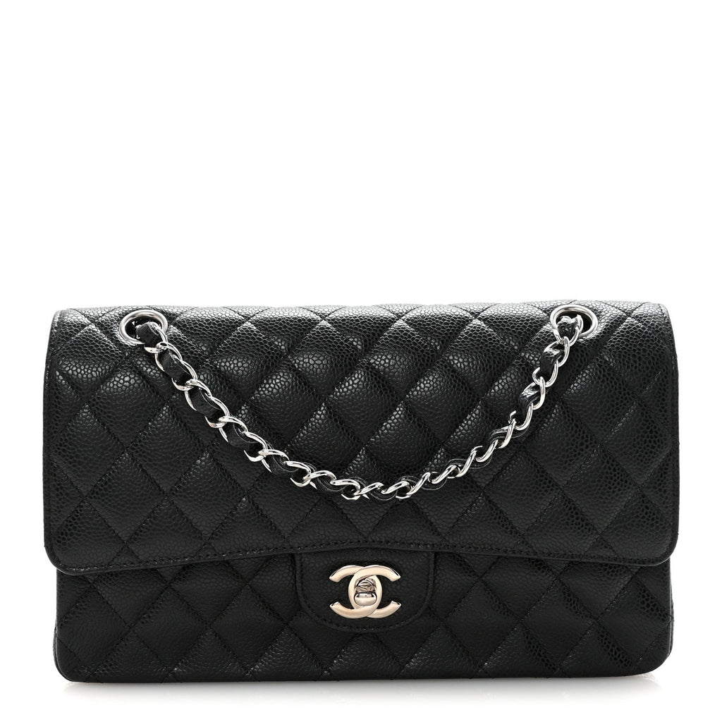 Chanel Caviar Quilted Medium Double Flap Black
