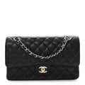 Chanel Caviar Quilted Medium Double Flap Black
