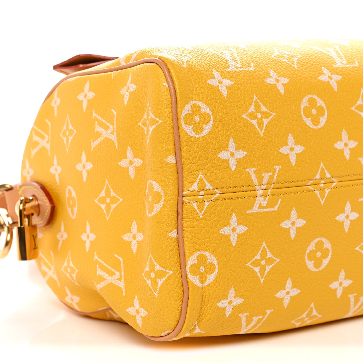 Louis Vuitton Calfskin Monogram Speedy P9 Bandouliere 25 Jaune Mat