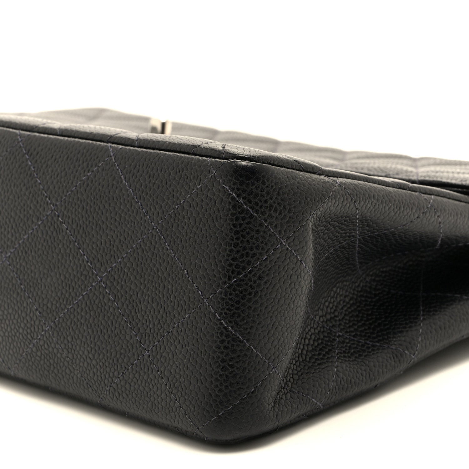 Chanel Caviar Jumbo Single Flap Black