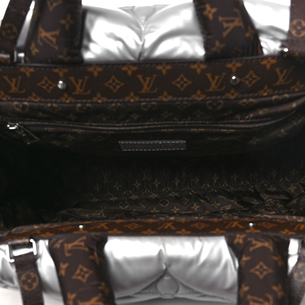 Louis Vuitton Econyl Monogram Pillow Giant Onthego GM Silver