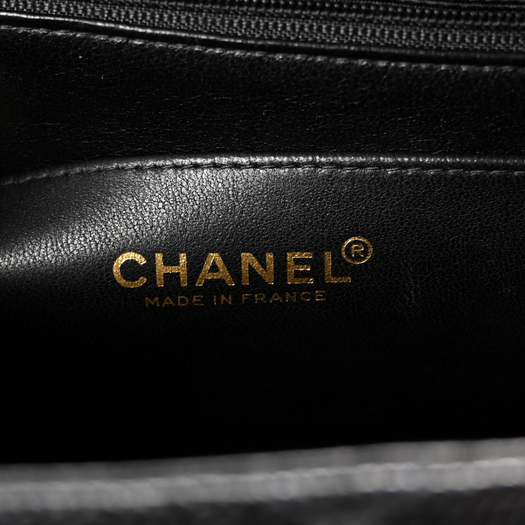 Chanel Caviar Jumbo Single Flap Black