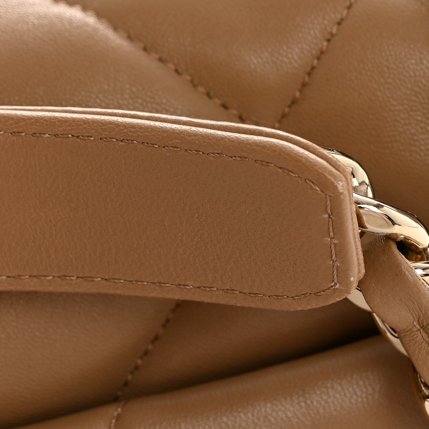 Chanel Lambskin Quilted Medium Chanel 19 Flap Beige