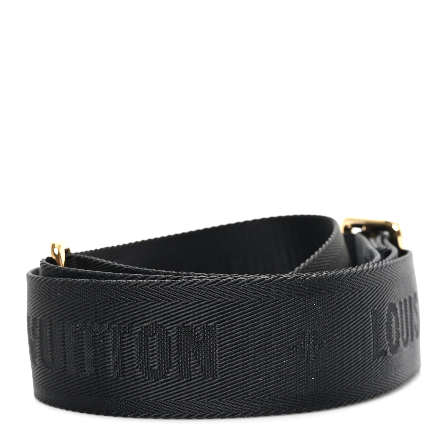 Louis Vuitton Nylon Multi Pochette Accessories Bandouliere Shoulder Strap Black
