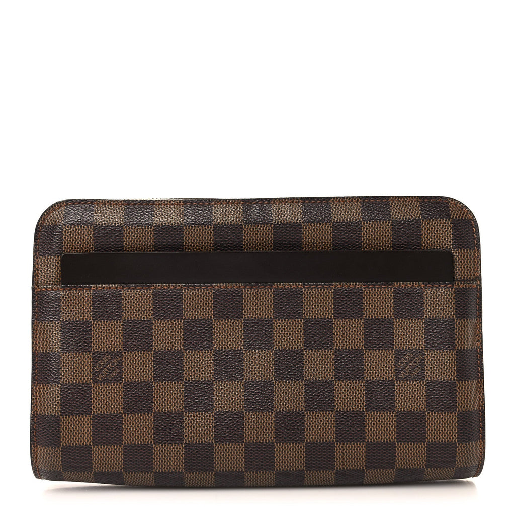 Louis Vuitton Damier Ebene Pochette Saint Louis Clutch