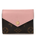 Louis Vuitton Monogram Zoe Wallet Rose Ballerine