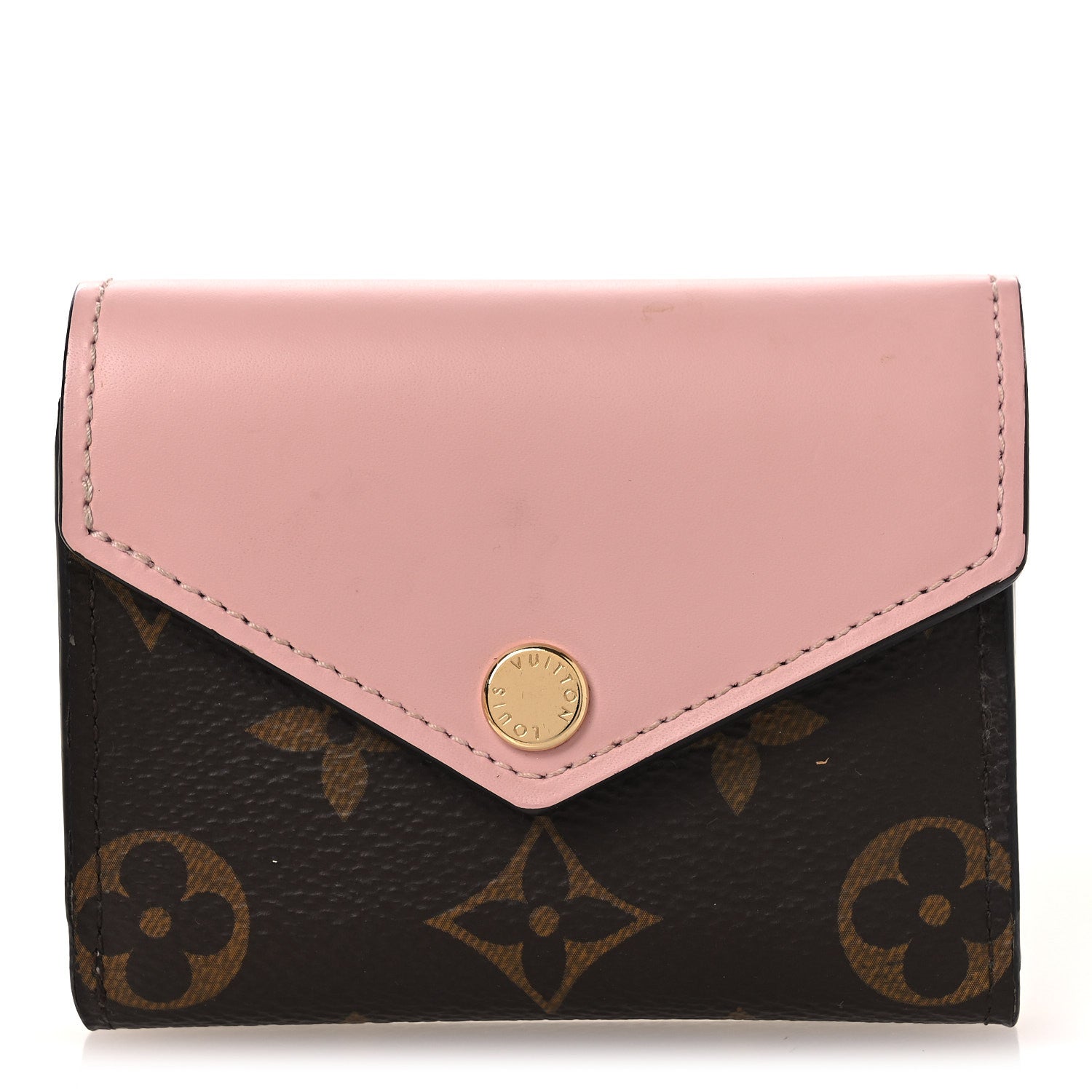 Louis Vuitton Monogram Zoe Wallet Rose Ballerine