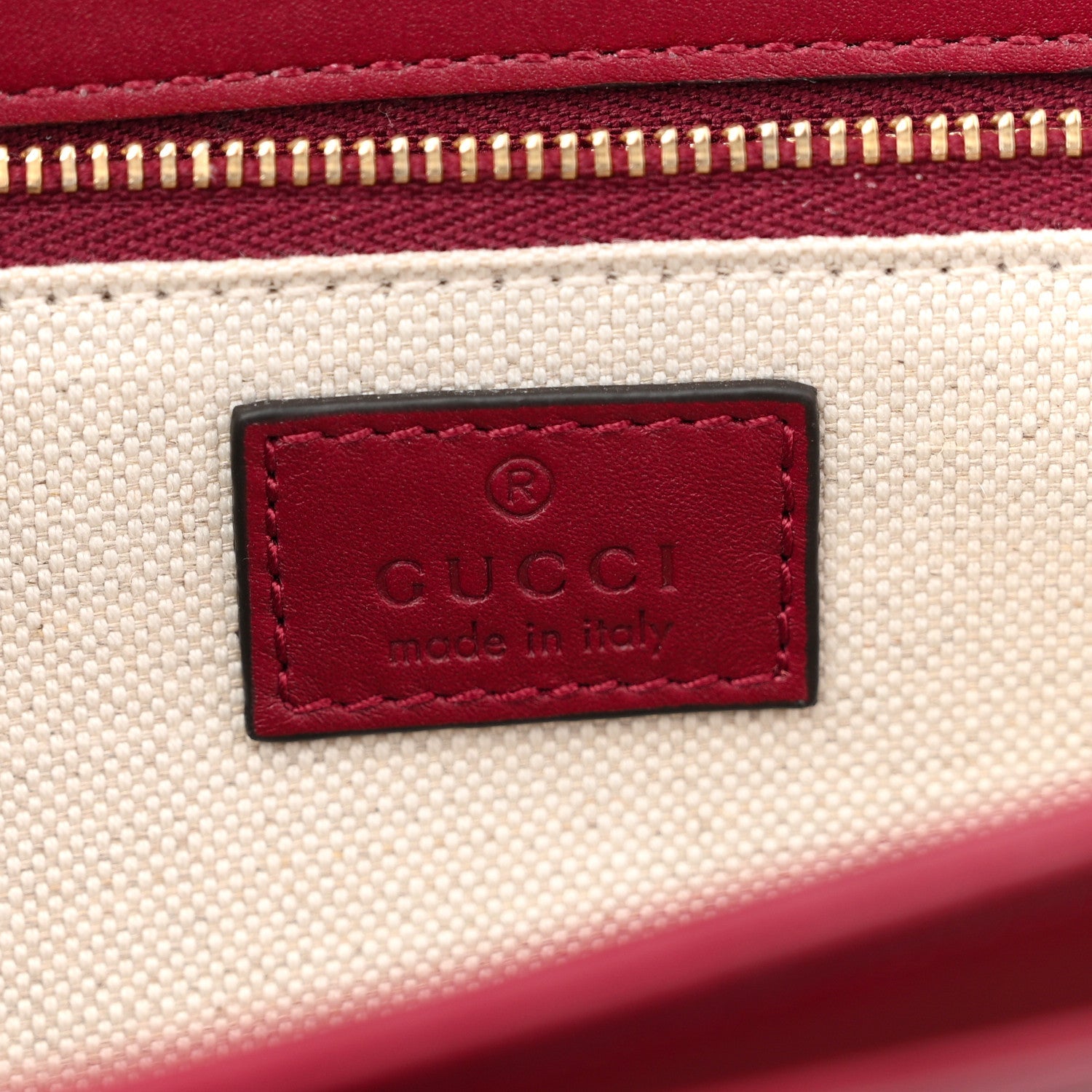 Gucci GG Supreme Monogram Horsebit 1955 Soft Small Shoulder Bag Beige Ebony Rosso Ancora
