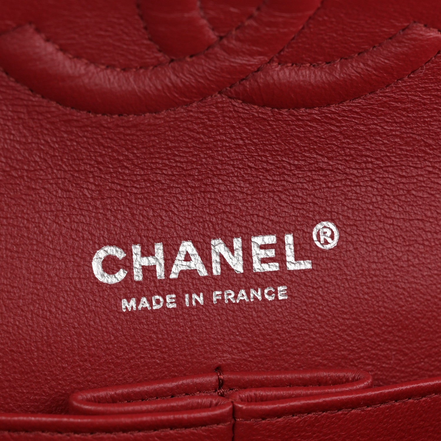 Chanel Lambskin Quilted Medium Double Flap Red
