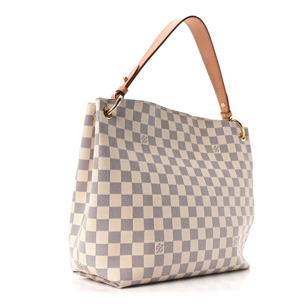 Louis Vuitton Damier Azur Graceful PM Rose Ballerine