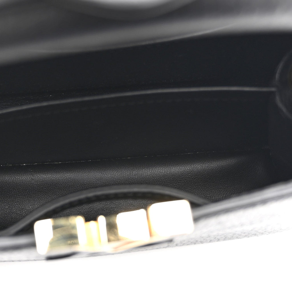 Louis Vuitton Taurillon Mini Capucines Black