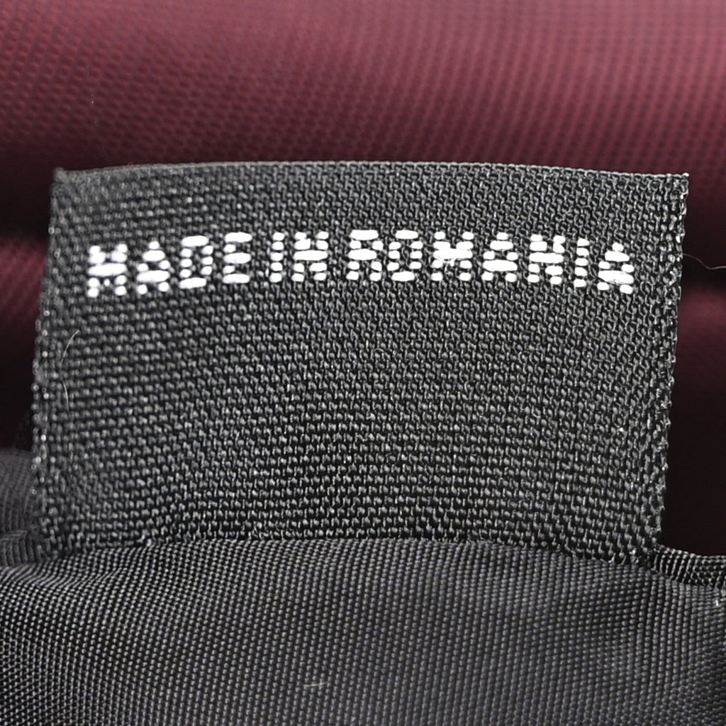 Prada Tessuto Nylon Bomber Tote Bordeaux