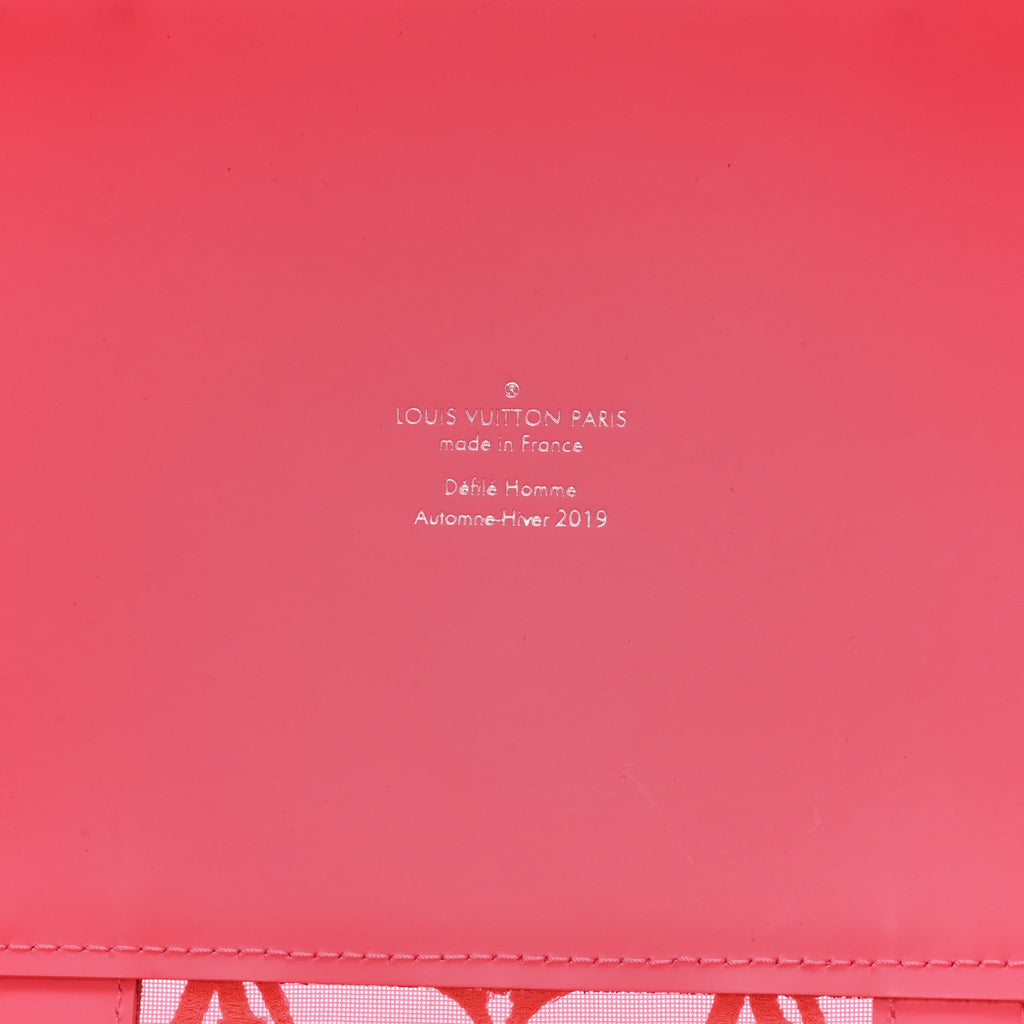 Louis Vuitton Monogram Fluo See Through Keepall Bandouliere 50 Rose