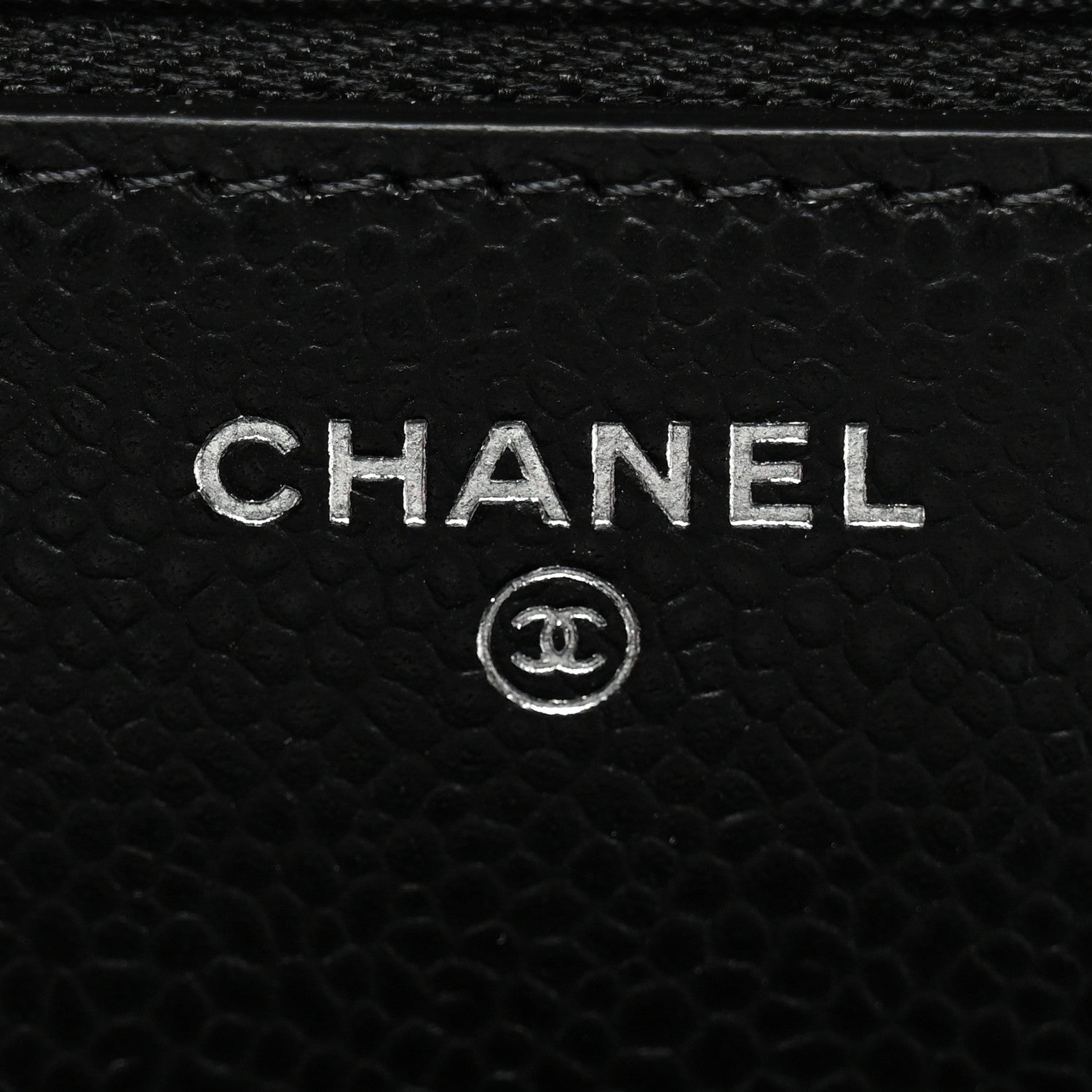 Chanel Caviar Quilted Wallet on Chain WOC Black