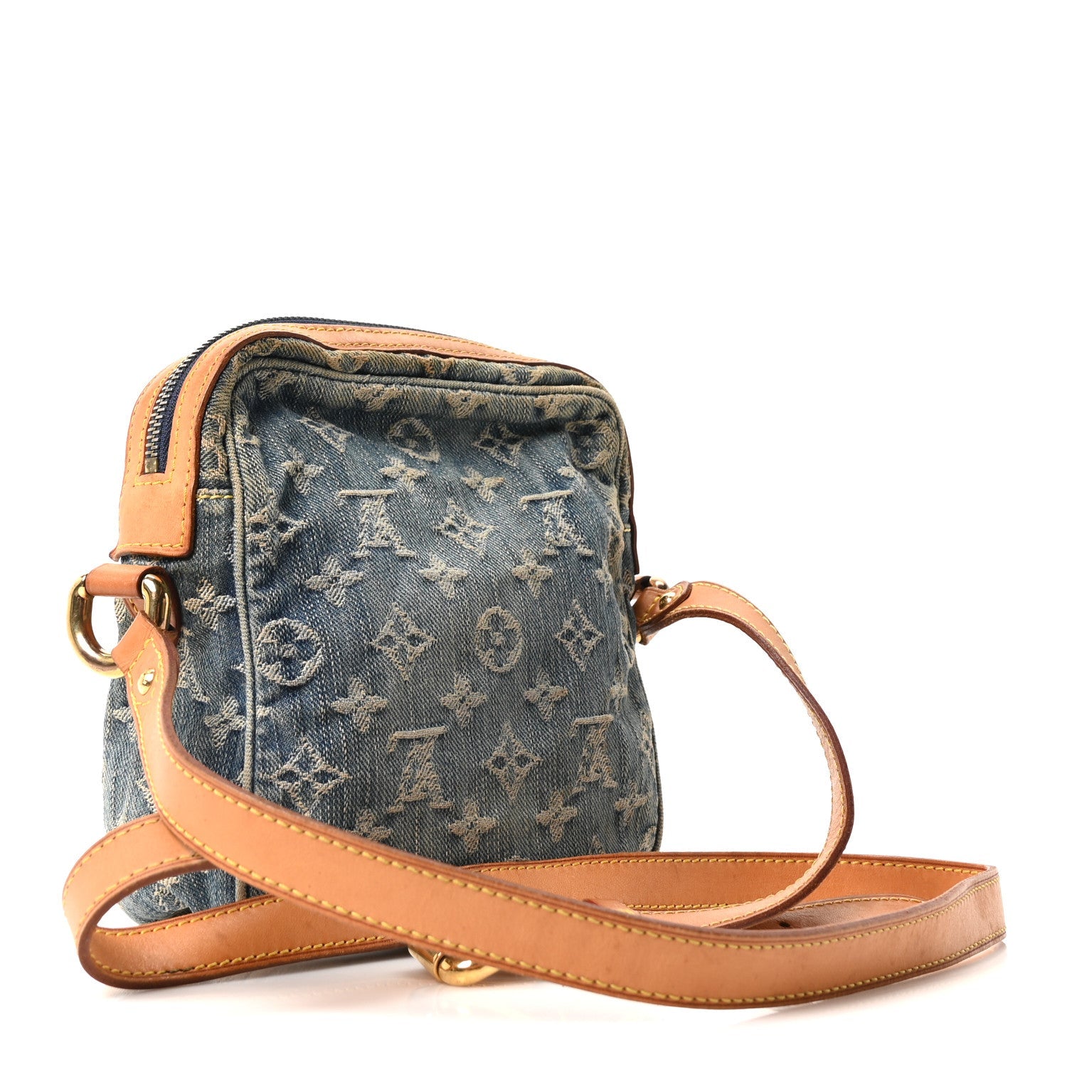 Louis Vuitton Denim Camera Bag Blue