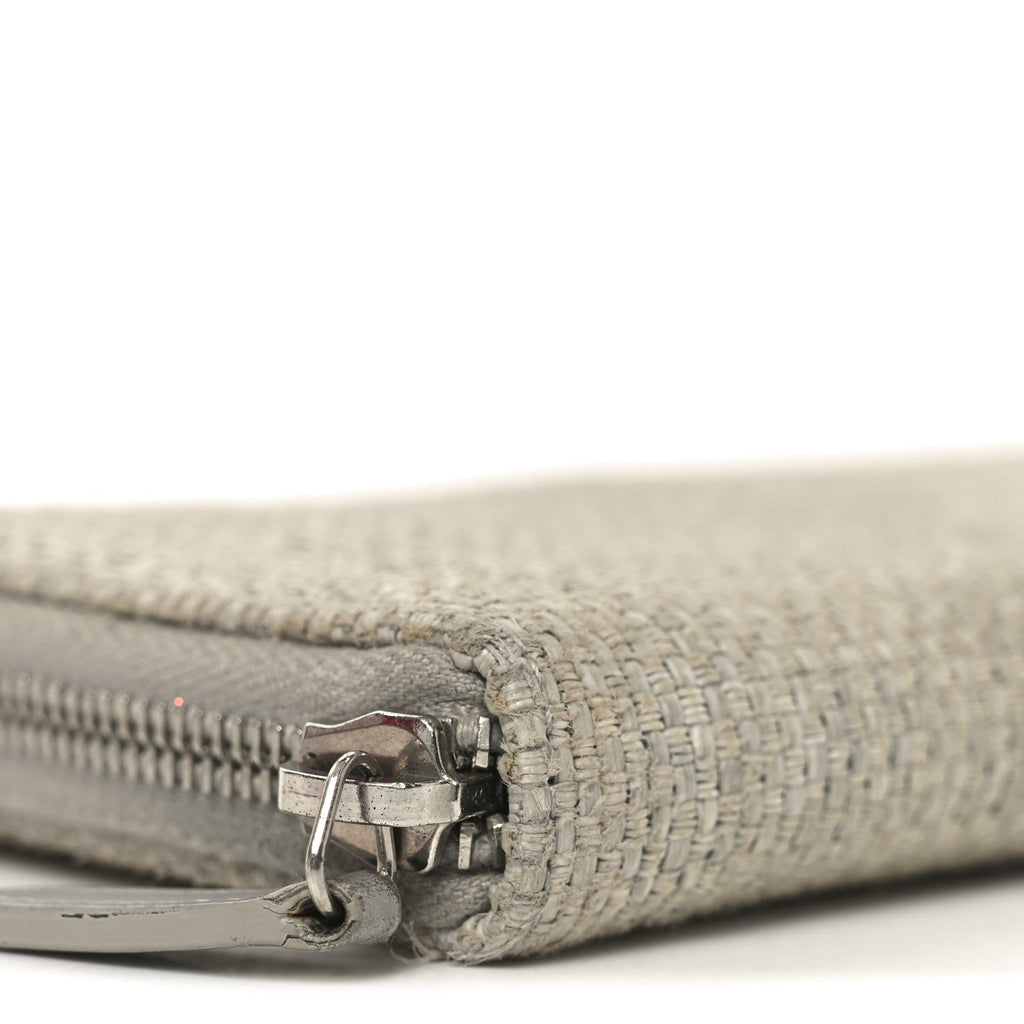 Canvas Deauville Zip Around Wallet Grey