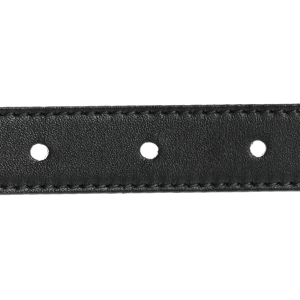 Gucci Calfskin Double G 20mm Belt 85 34 Black