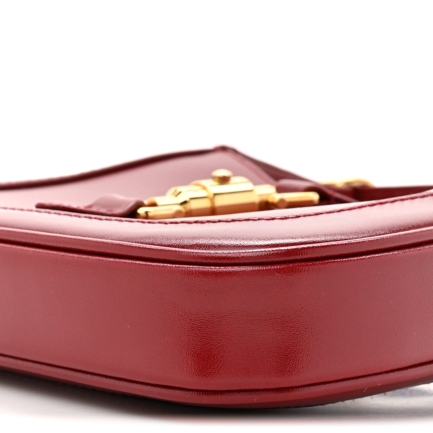 Gucci Boarded Dyana Lux Calfskin Mini Jackie 1961 Hobo New Cherry Red