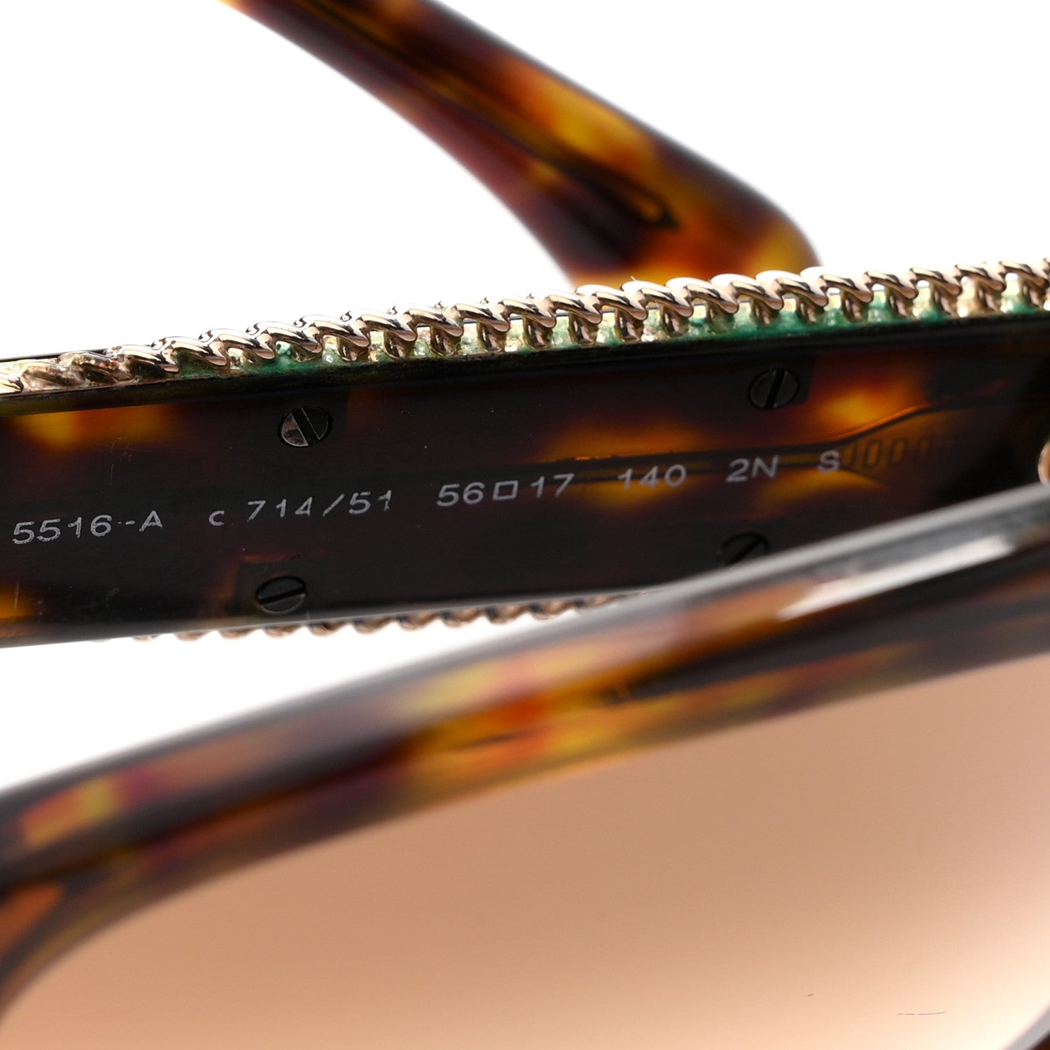 Acetate CC Sunglasses 5516-A Tortoise