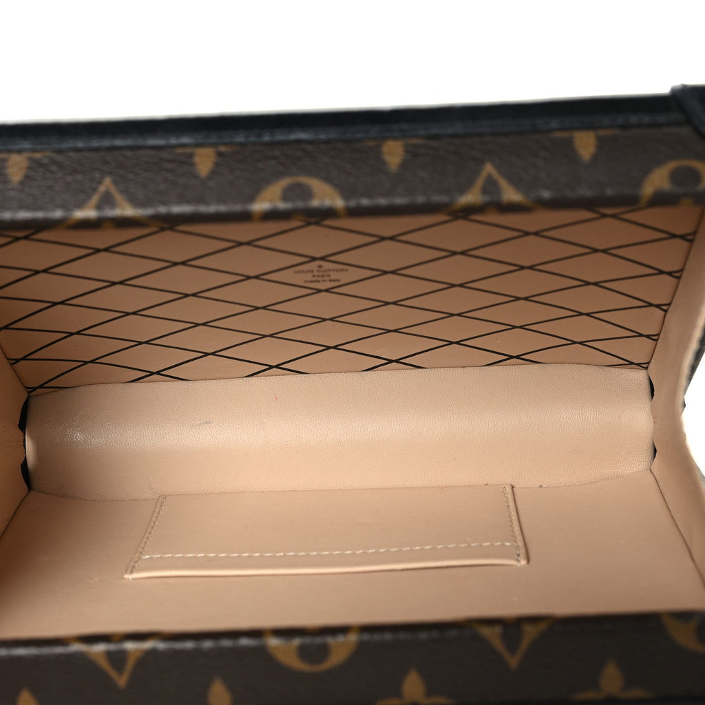 Louis Vuitton Monogram Leopard Corduroy Petite Malle
