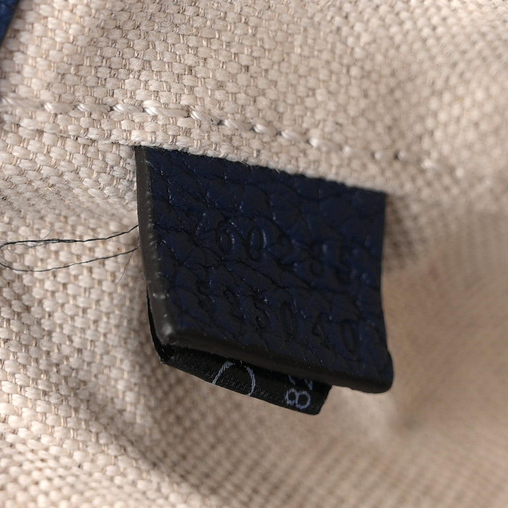 Gucci Piuma Calfskin Jumbo GG Embossed Small Messenger Bag Royale