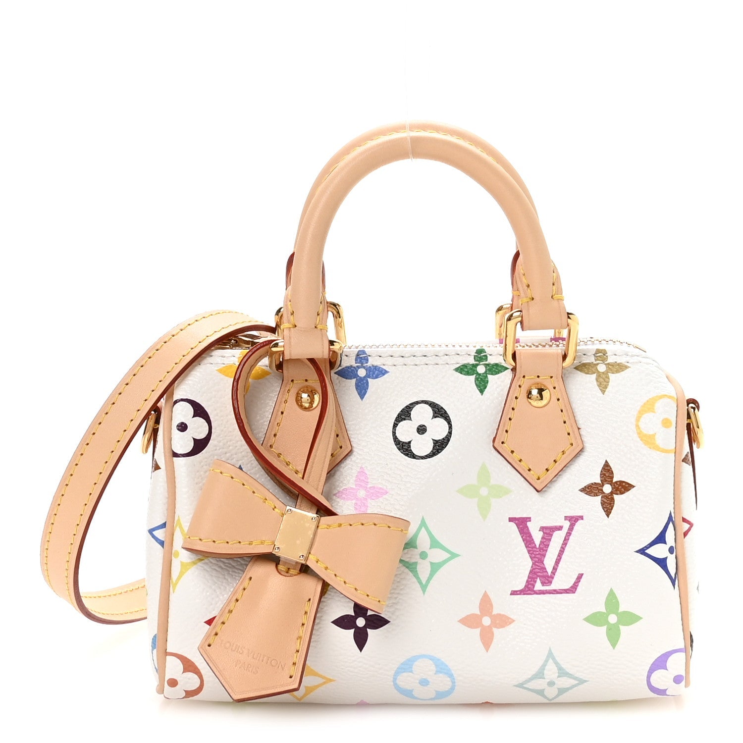 Louis Vuitton LV X TM Monogram Multicolor Nano Speedy White