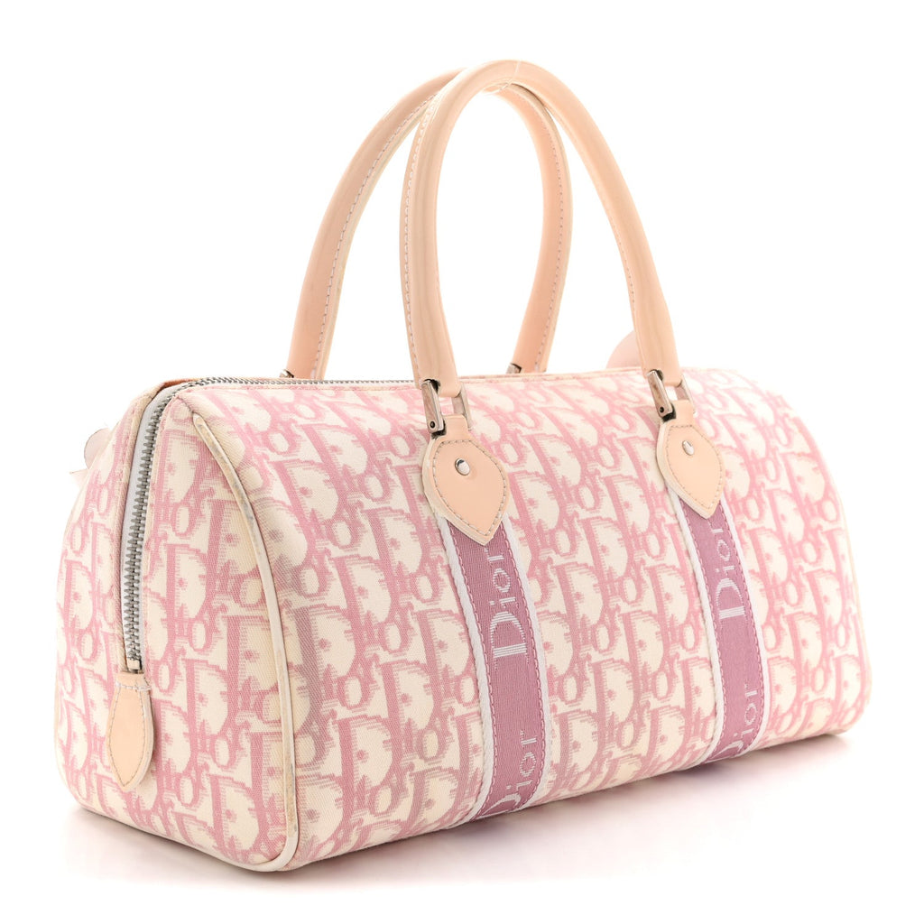 Christian Dior Monogram Girly Boston Pink