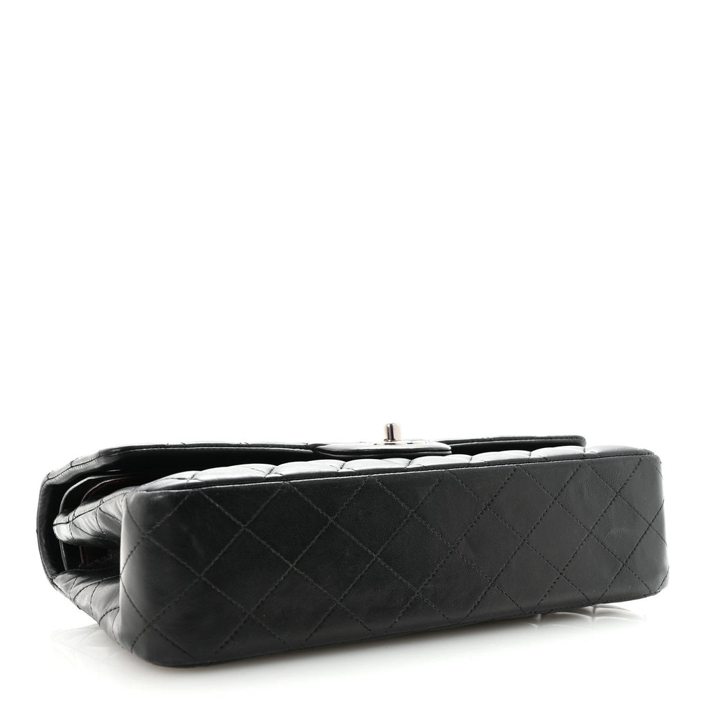 Chanel Lambskin Quilted Medium Double Flap Black